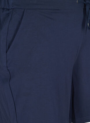 Short de couleur unie avec poches, Navy Blazer, Packshot image number 2