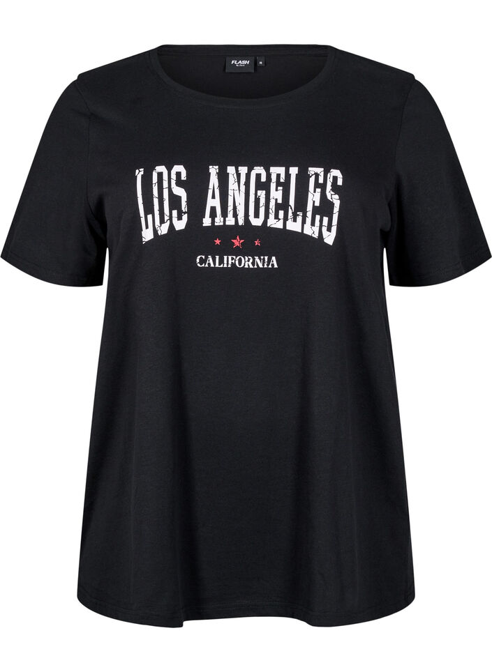 FLASH - T-shirt met motief, Zwart, Packshot image number 0