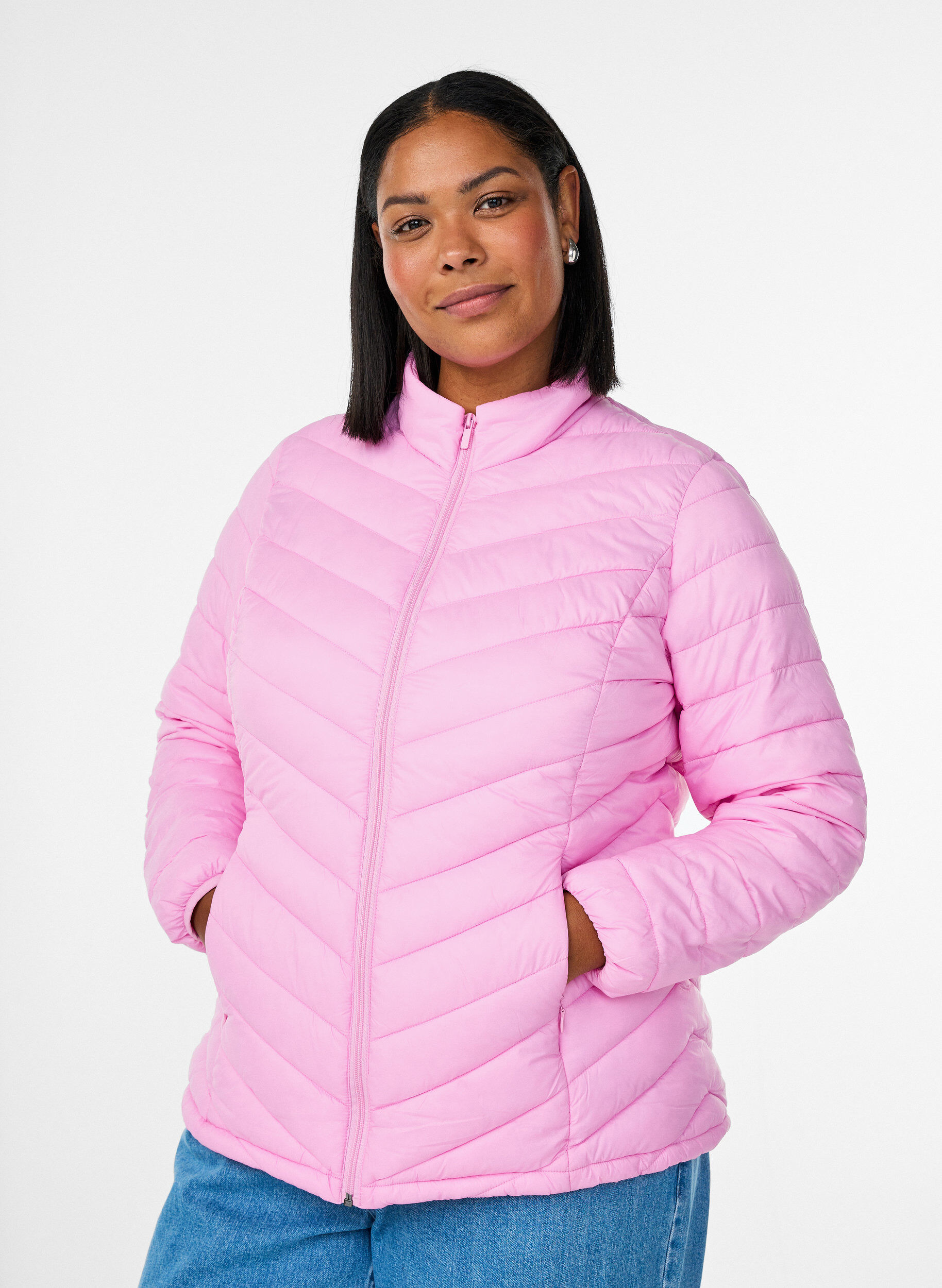 ZizziVeste l&eacute;g&egrave;re avec poches, Rose, Model image number 0