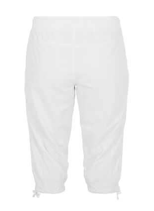 Pantacourt en coton, Bright White, Packshot image number 1