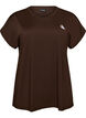 Effen gekleurd trainingsshirt, Bruin, Packshot image number 0