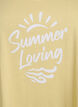 Top en coton avec forme en A, Jaune, Packshot image number 2