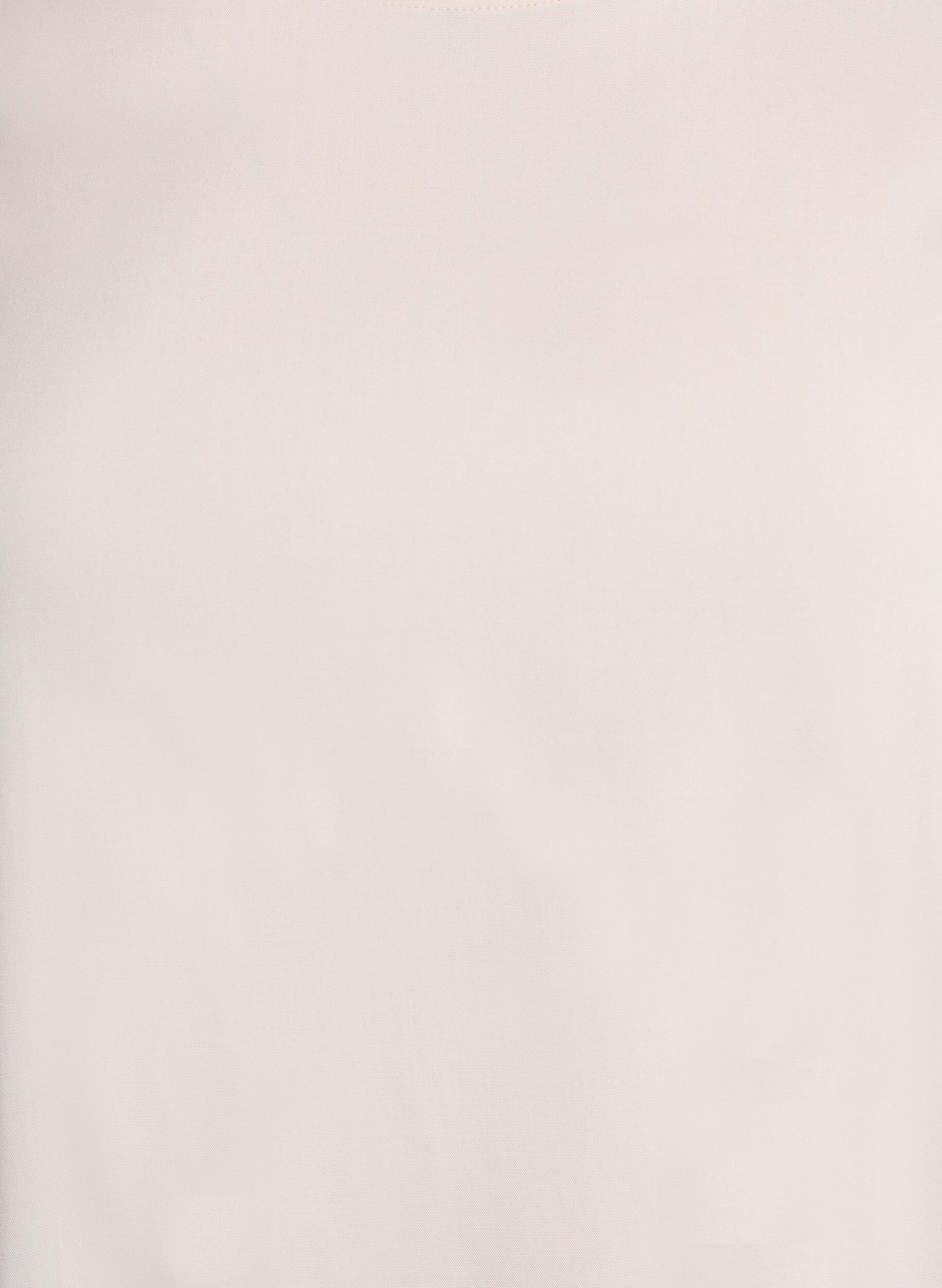 ZizziGeweven blouse met korte mouwen en ronde hals, Beige, Packshot image number 2