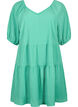Robe courte en forme de A avec un col en V, Deep Mint, Packshot image number 0