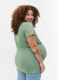 T-shirt de grossesse en côte, Green Bay, Model