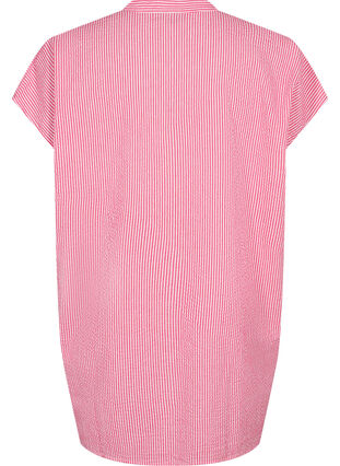 Chemise à manches courtes en coton à rayures, Beetroot P. Stripe, Packshot image number 1