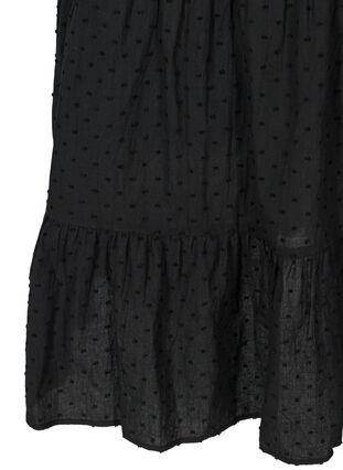 Robe à manches 3/4 et forme trapèze , Black, Packshot image number 3