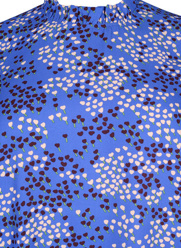 FLASH - Robe à manches longues avec imprimé, Dazzling Blue AOP, Packshot image number 2