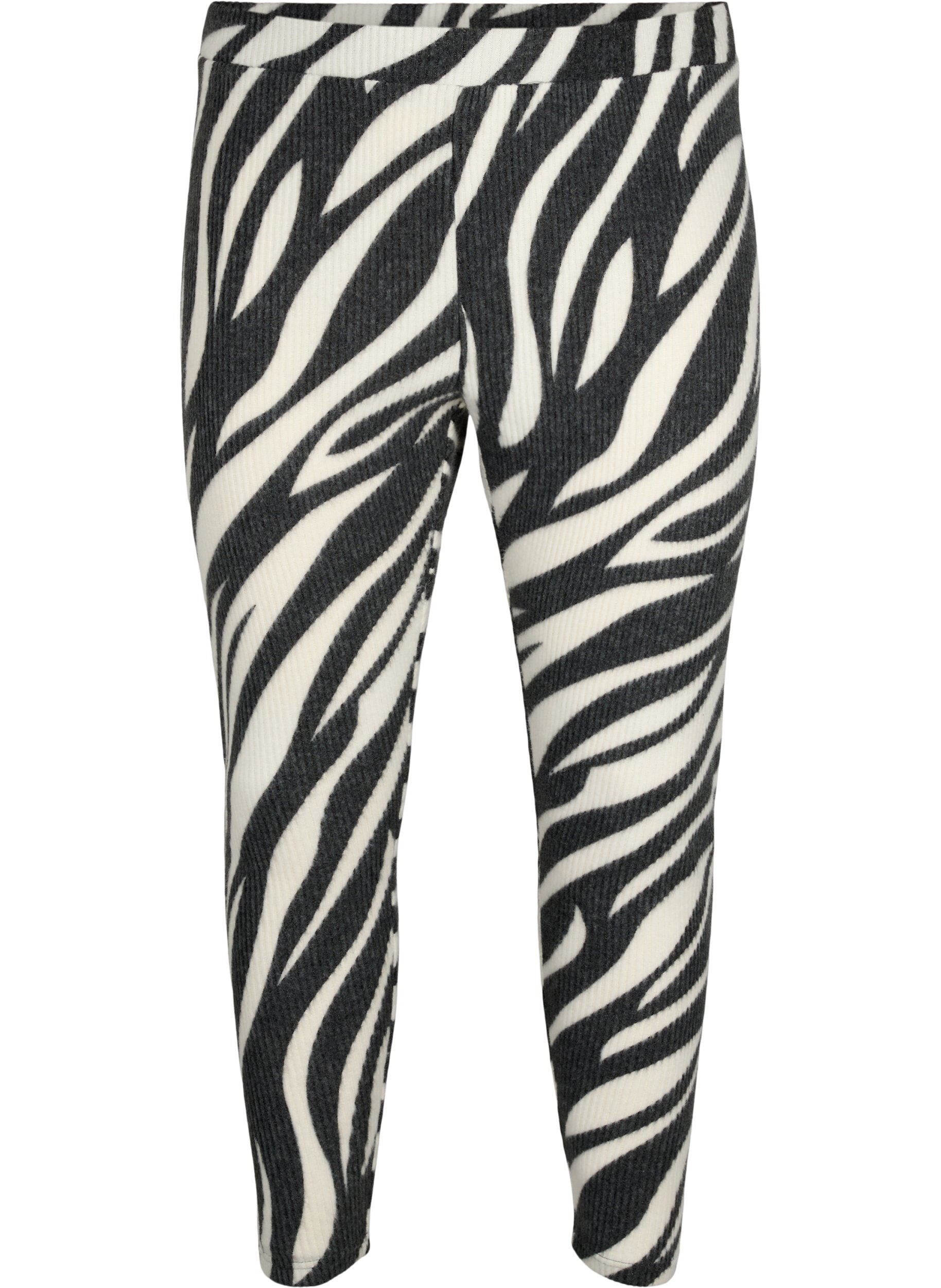 ZizziLeggings met zebraprint, White Zebra, Packshot image number 0