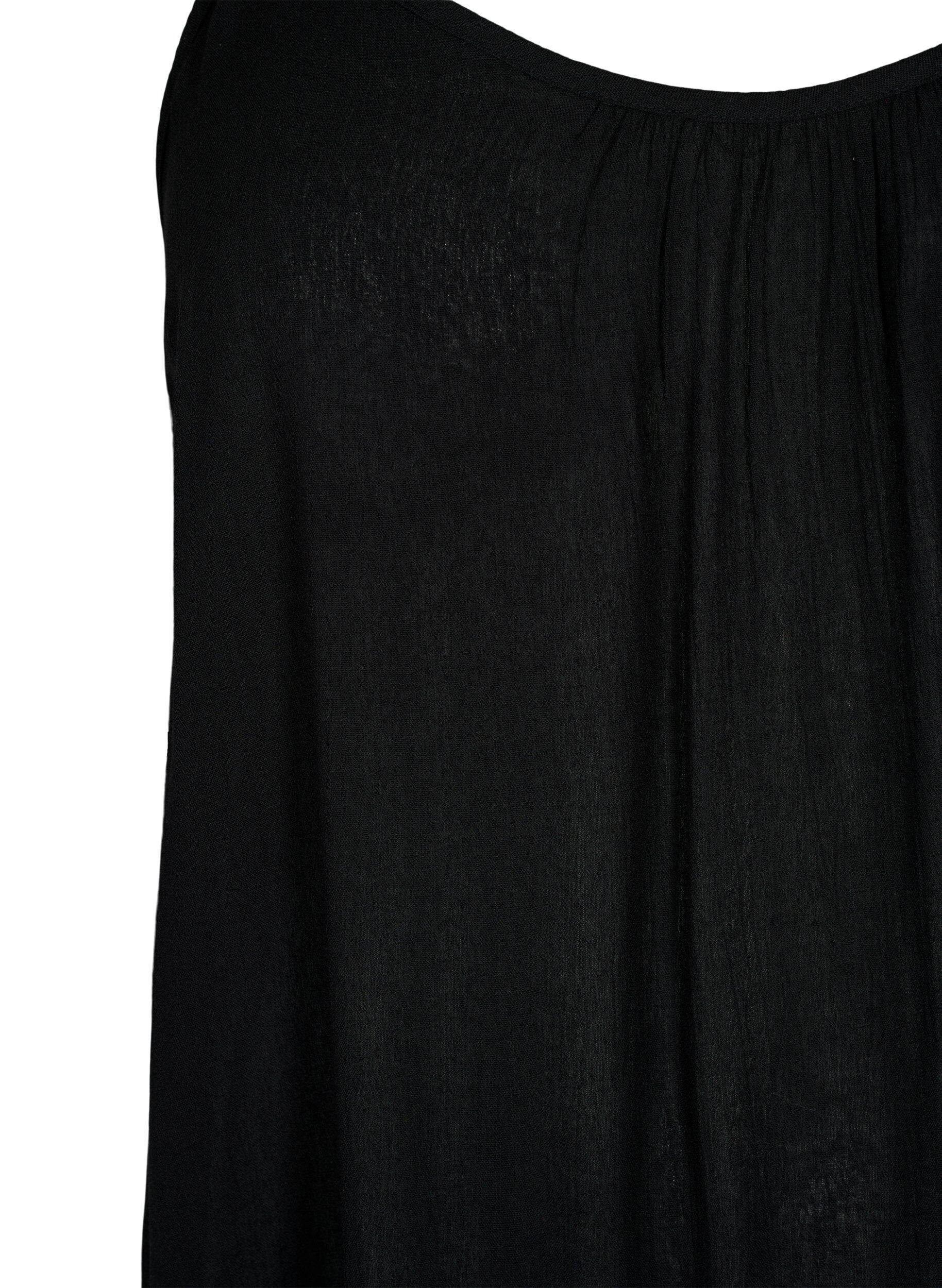 ZizziTop &agrave; bretelles en viscose, Noir, Packshot image number 2