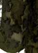 Blouse met rafelige draden en textuur, Groen, Packshot image number 3