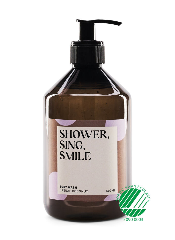 Nordic Swan Ecolabel Bodywash - Casual Kokosnoot 500 ml, Casual Coconut Dots, Packshot image number 0