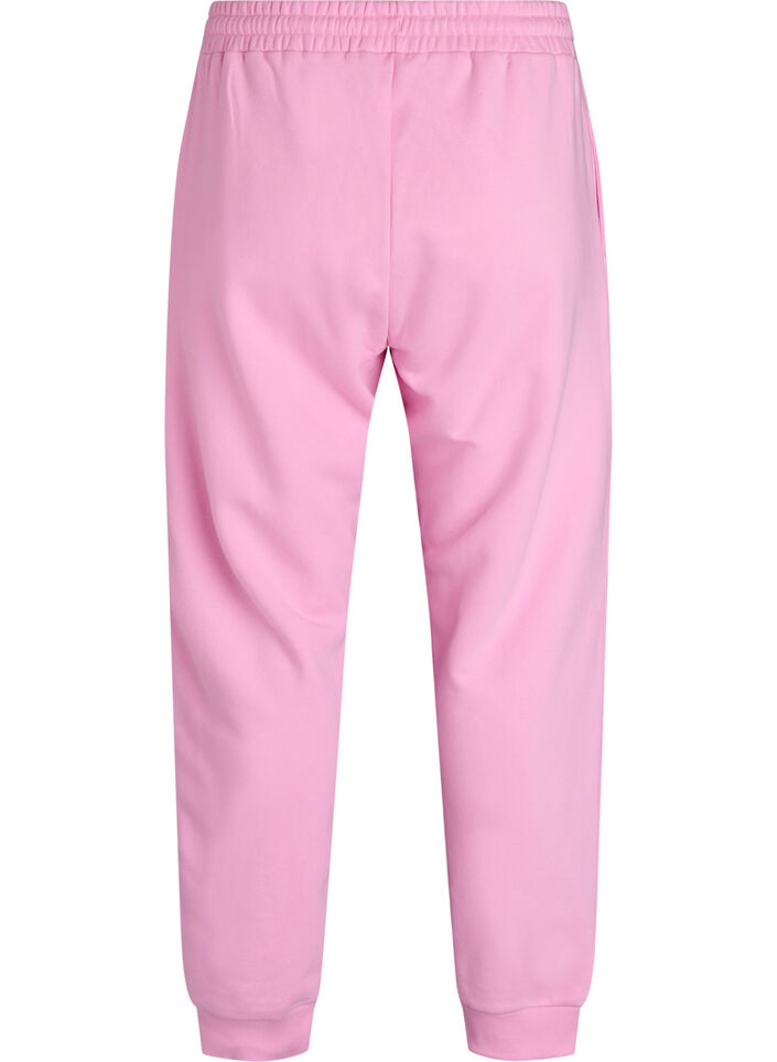 Sweatpants met hoge taille, Roze, Packshot image number 1