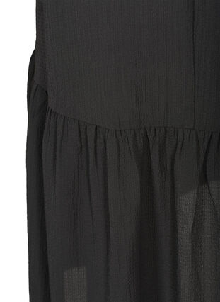 Robe à manches 2/4 et forme trapèze , Black, Packshot image number 3