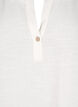 Tuniek met 3/4 mouwen van katoenmix en linnen, Off-White, Packshot image number 2