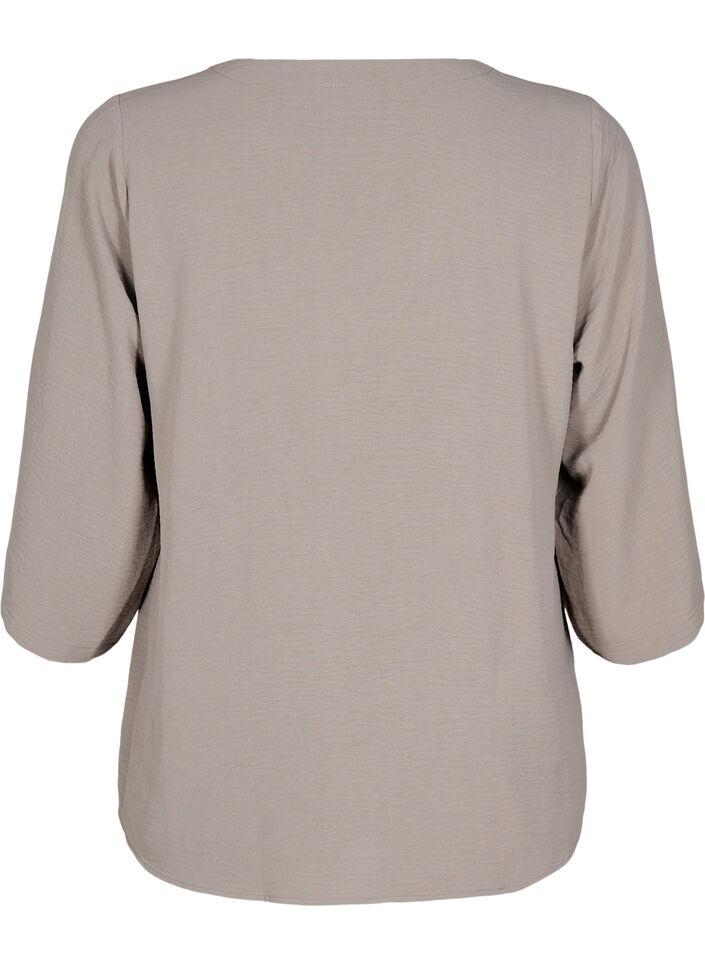 FLASH - Blouse met 3/4 mouwen, Beige, Packshot image number 1