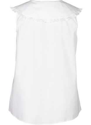 Chemise sans manches à grand col, Bright White, Packshot image number 1