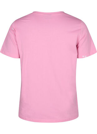 T-shirt van biologisch katoen met strikjes, Roseb. W. Bow Emb., Packshot image number 1