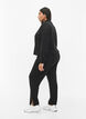 Broek in modalmix met split, Black, Model image number 4