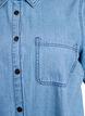 Robe chemise en denim &agrave; manches courtes, Bleu Clair, Packshot image number 2