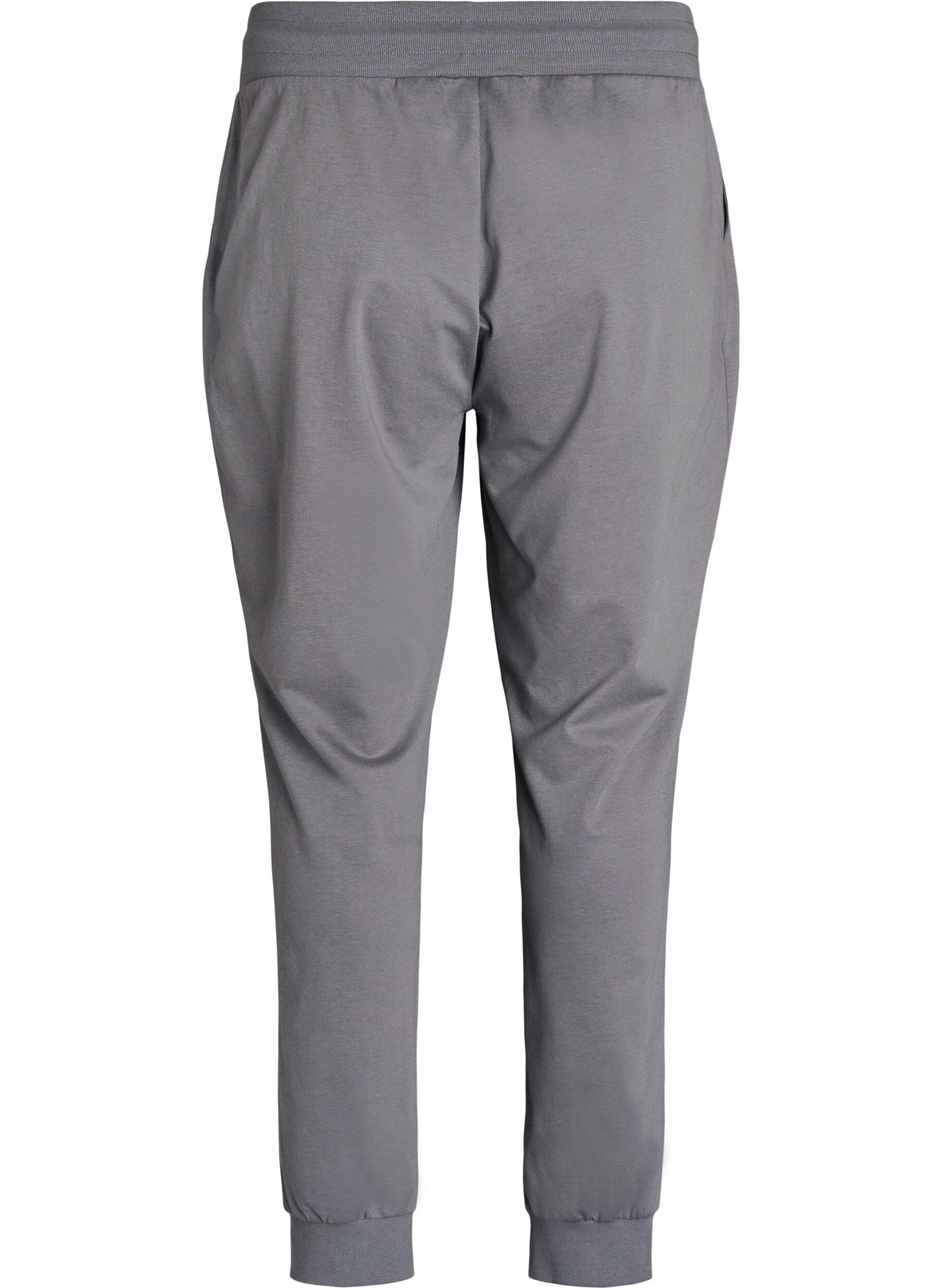 ZizziPantalon de surv&ecirc;tement ample avec poches, Gris, Packshot image number 1