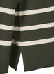 Gestreepte gebreide blouse met ronde hals, D. Bag Birch Stripe, Packshot image number 3