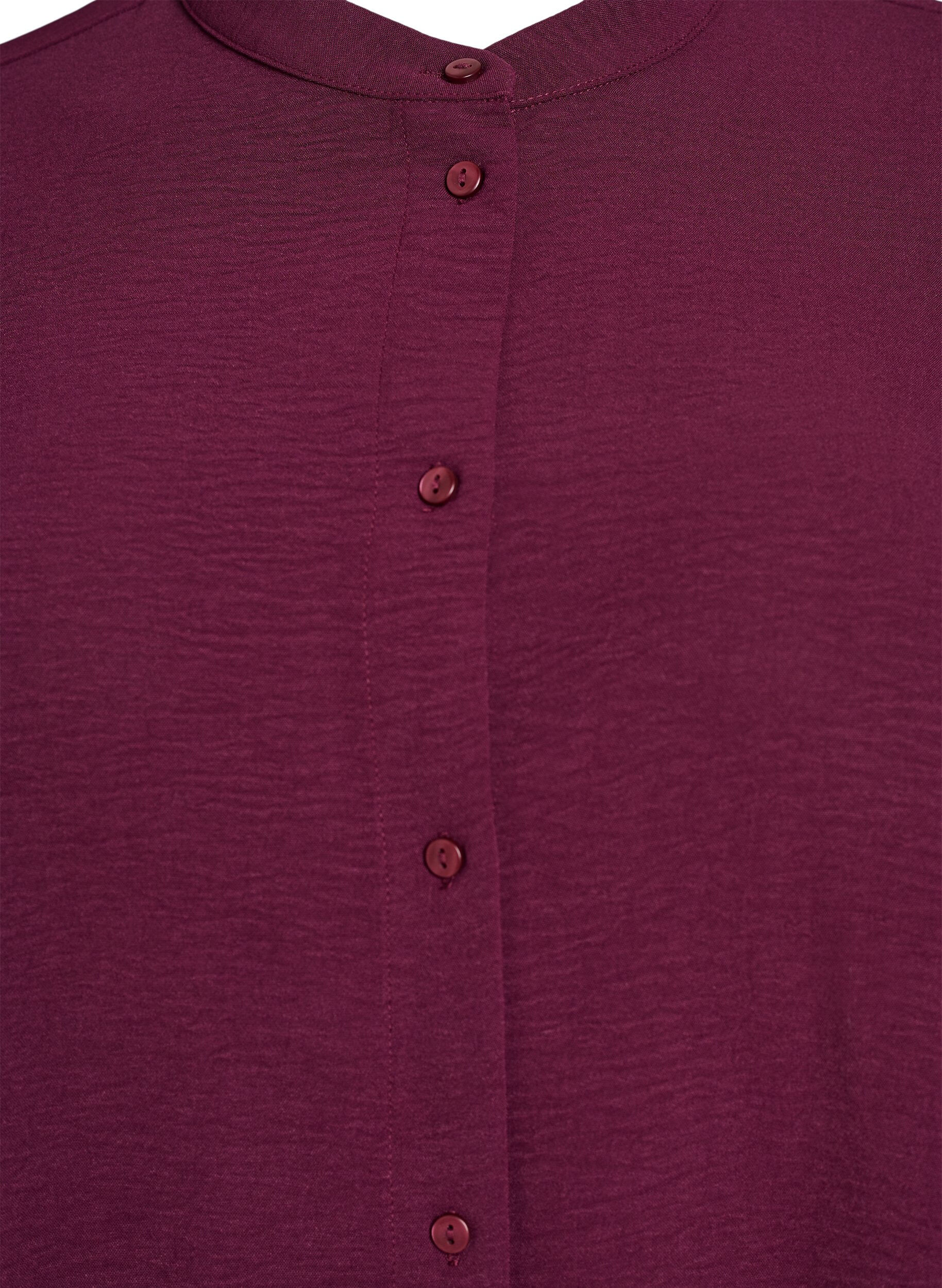 ZizziTunique avec manches 3/4, Bordeaux fonc&eacute;, Packshot image number 2