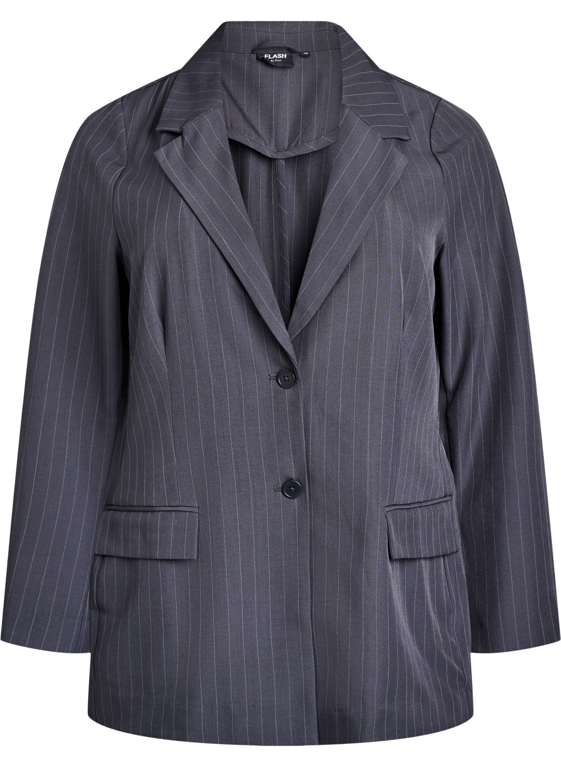 FLASH - Blazer met zakken en splitjes
