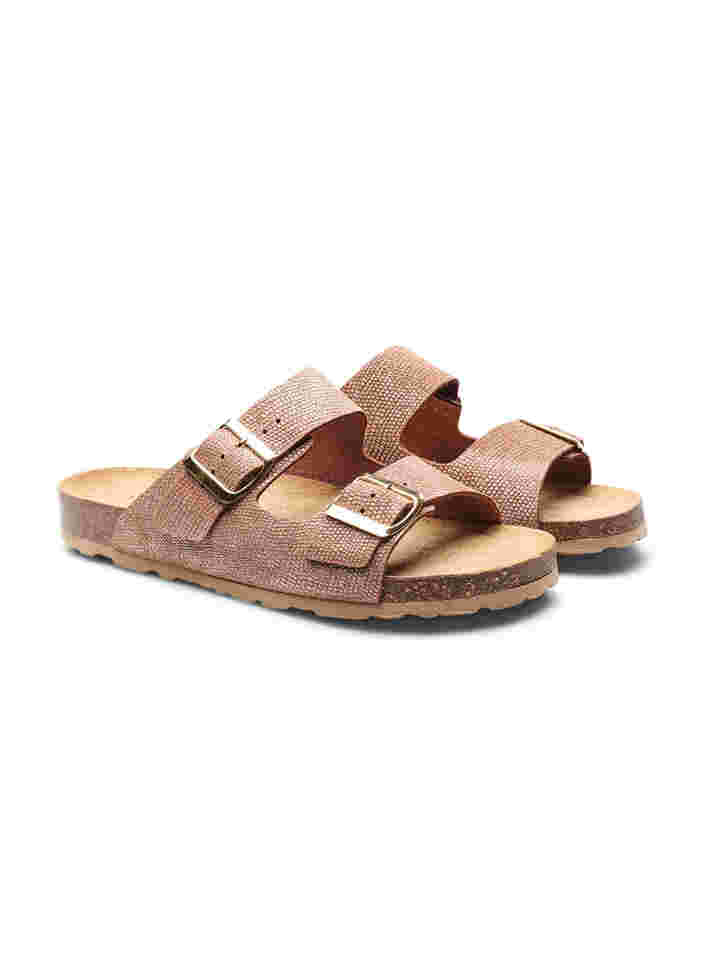 Sandales en cuir avec une coupe large, Woody, Packshot image number 3