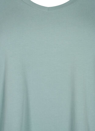 T-shirt en coton uni basique, Chinois Green, Packshot image number 2