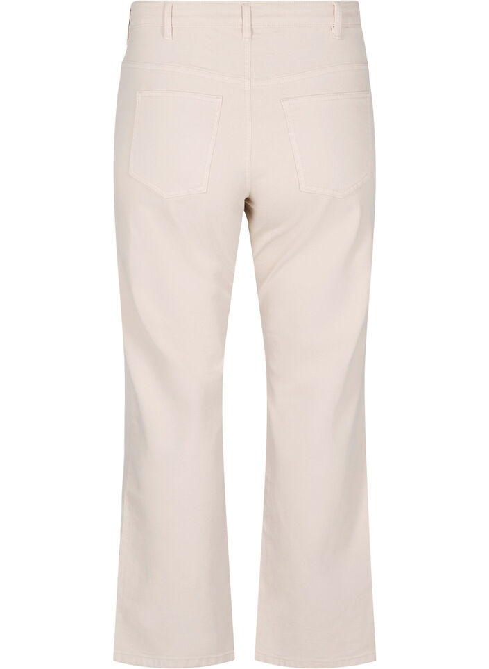 Gemma high-waist jeans, Beige, Packshot image number 1