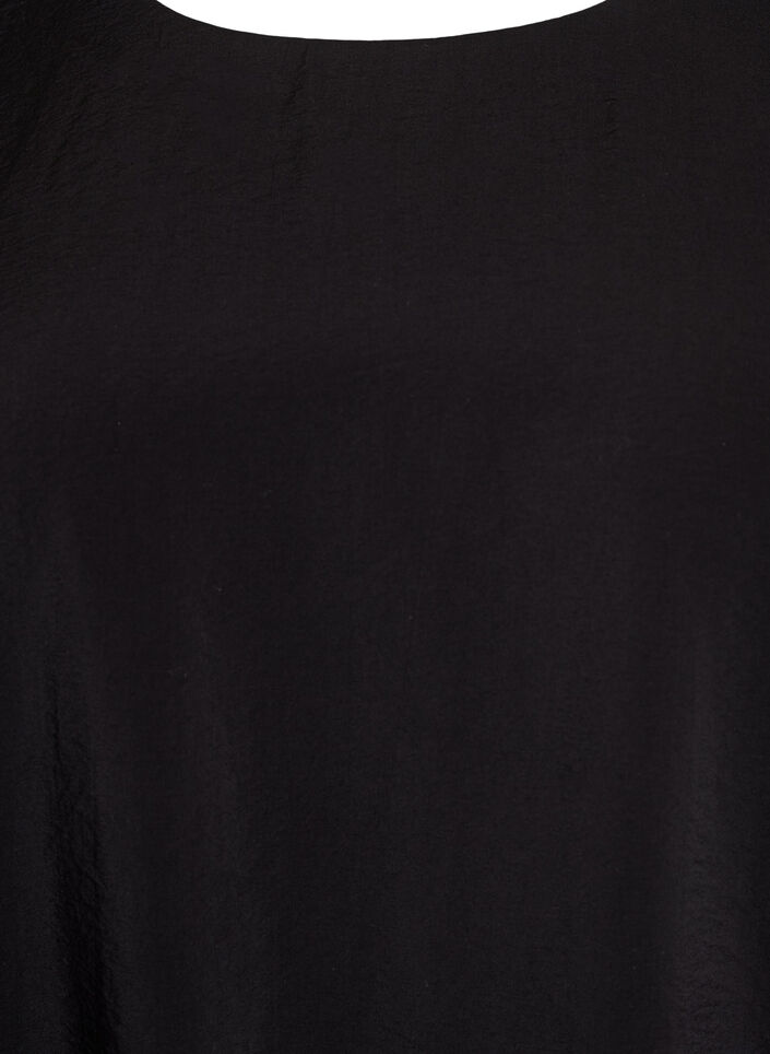 Robe ballon mi-longue avec poches, Noir, Packshot image number 2