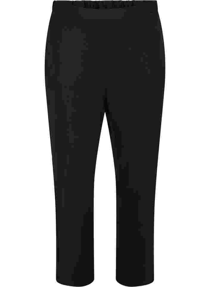 Pantalon large avec poches, Black, Packshot image number 0