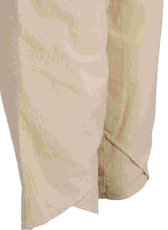 Cropped broek in katoen, Oxford Tan, Packshot image number 3