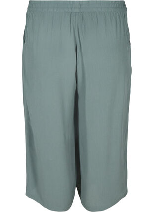 Pantalon-culotte ample en viscose, Balsam Green, Packshot image number 1