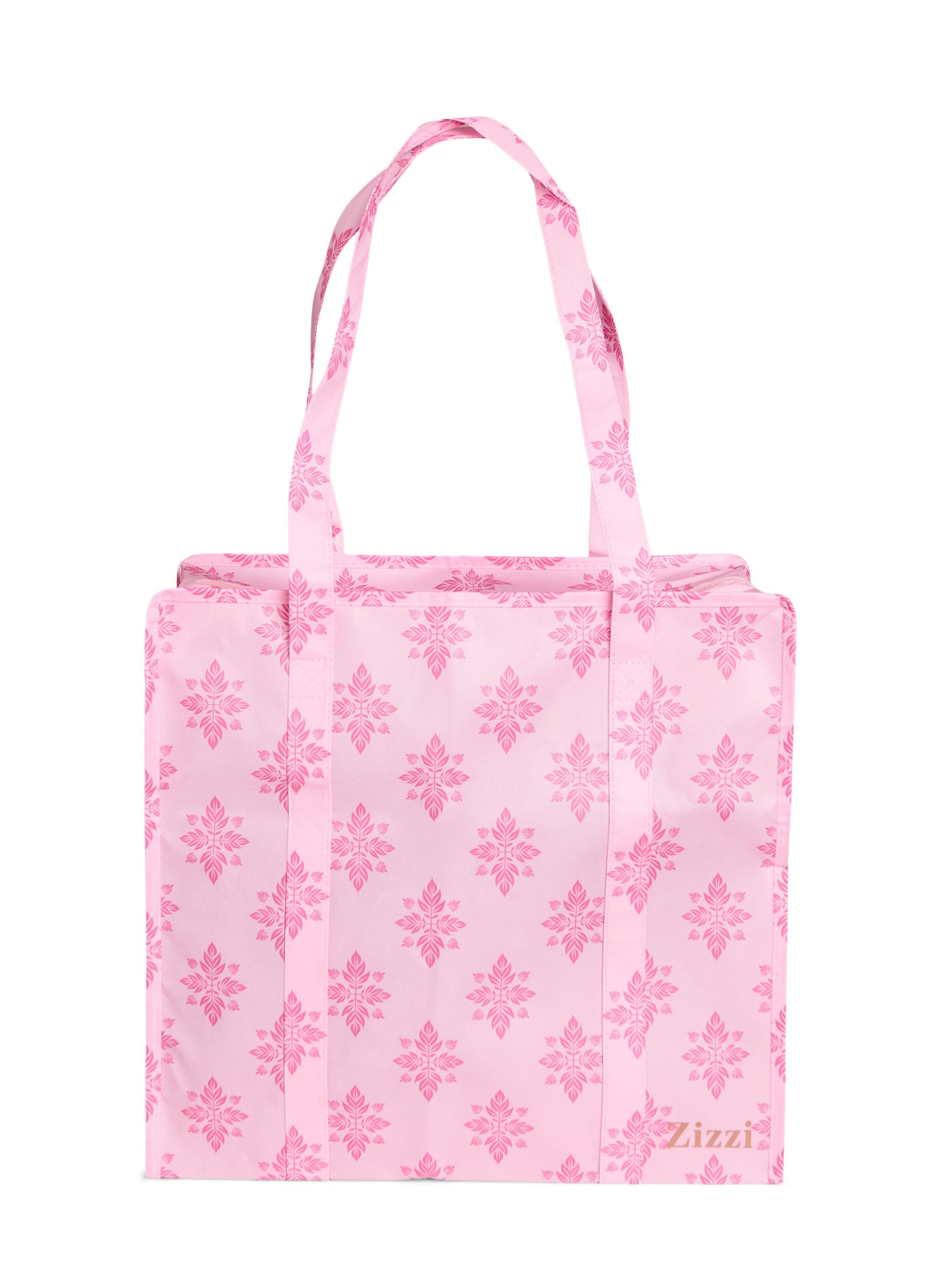 ZizziShoppingtas met ritssluiting, Roze, Packshot image number 0