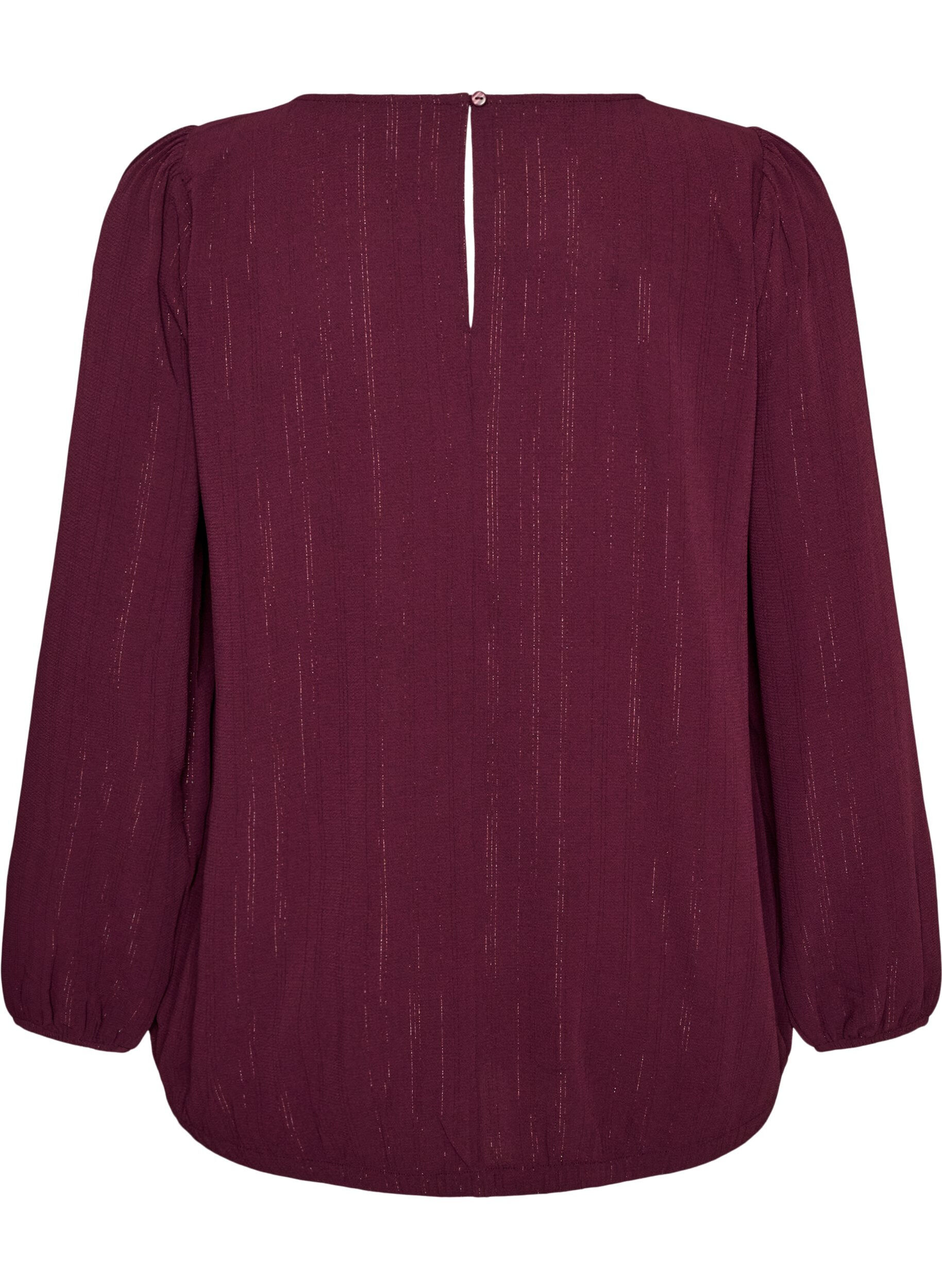 ZizziBlouse avec des paillettes, Bordeaux, Packshot image number 1