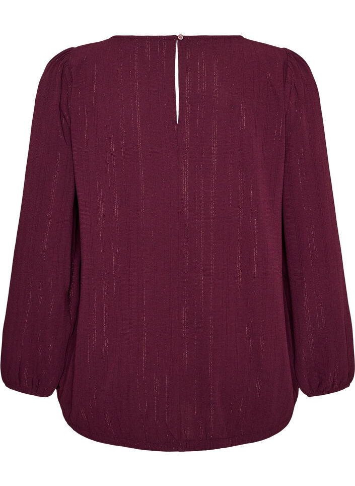 Blouse avec des paillettes, Bordeaux, Packshot image number 1