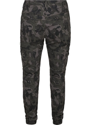 Pantalon cargo avec imprimé camouflage, Camouflage, Packshot image number 1