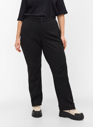 Pantalon softshell, Black, Model image number 1