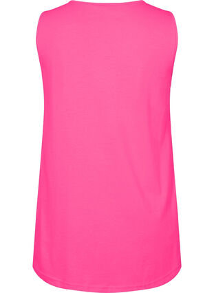 Katoenen top met a-vorm, Shocking Pink BEACH, Packshot image number 1