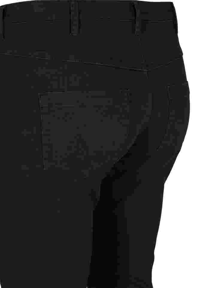 Jeans Sanna extra-mince à taille normale, Black, Packshot image number 3