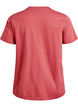 Basic katoenen T-shirt met ronde hals, Rood, Packshot image number 1
