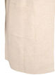 Geribd gebreid vest met zakken, Beige, Packshot image number 3