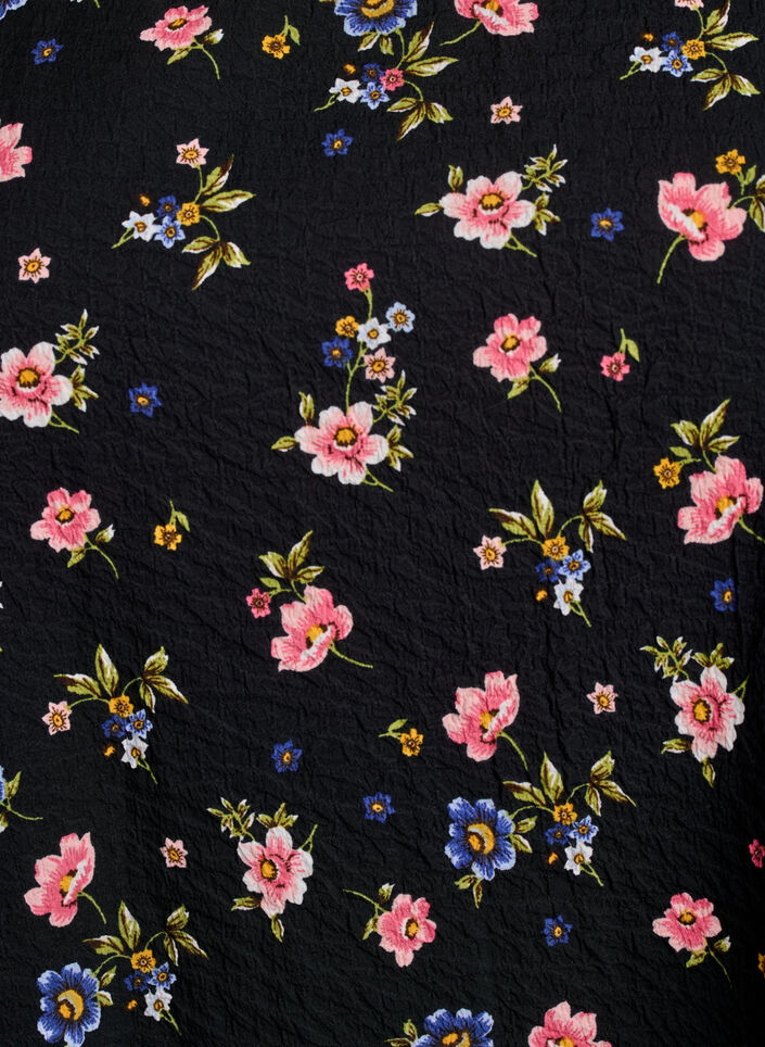 FLASH - Mouwloze top met textuur, Zwart, Packshot image number 2