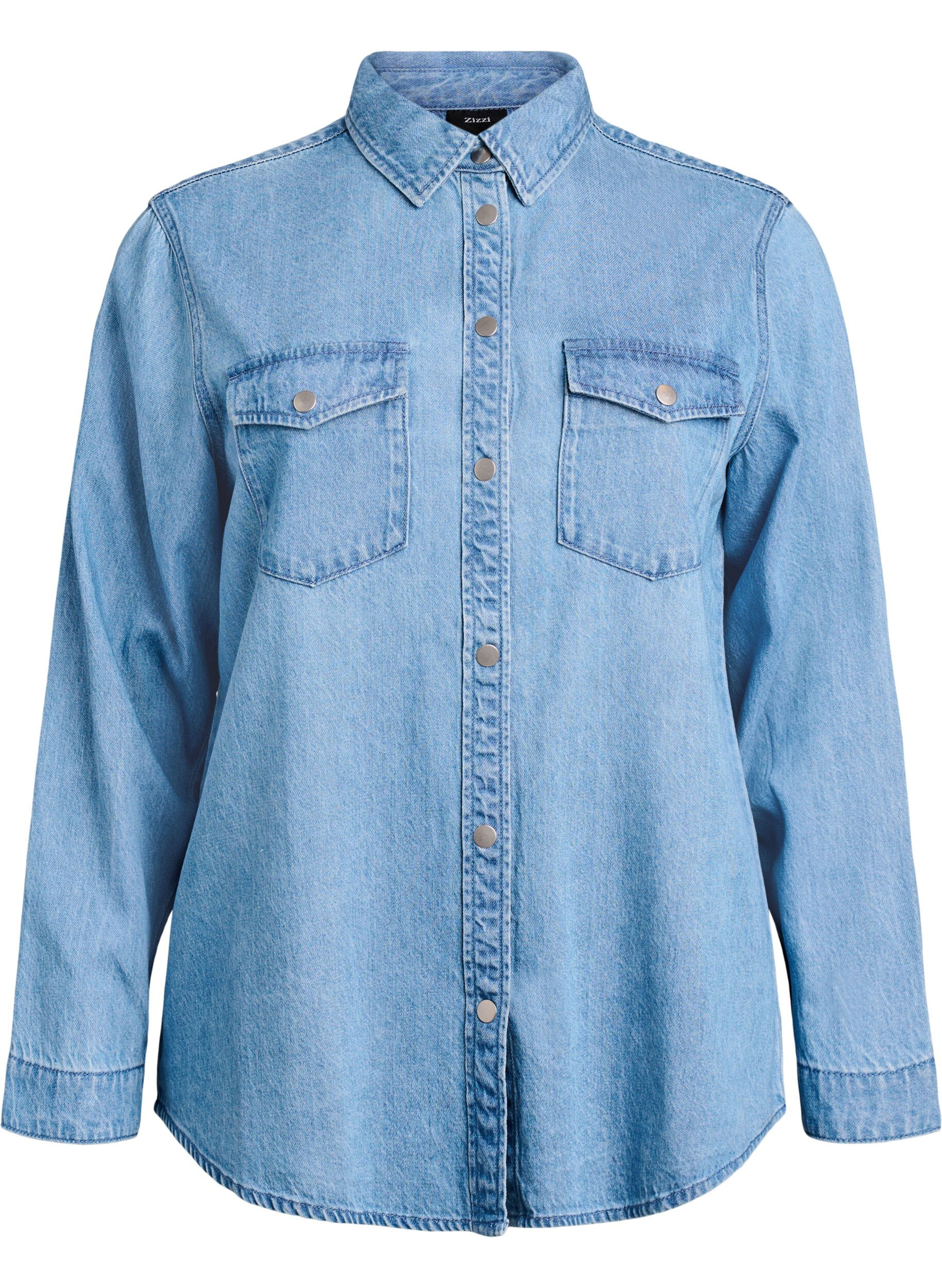 Chemise en jean avec poches poitrine
