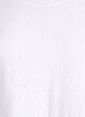 Korte jurk met kantpatroon en gelaagde rok, Wit, Packshot image number 2