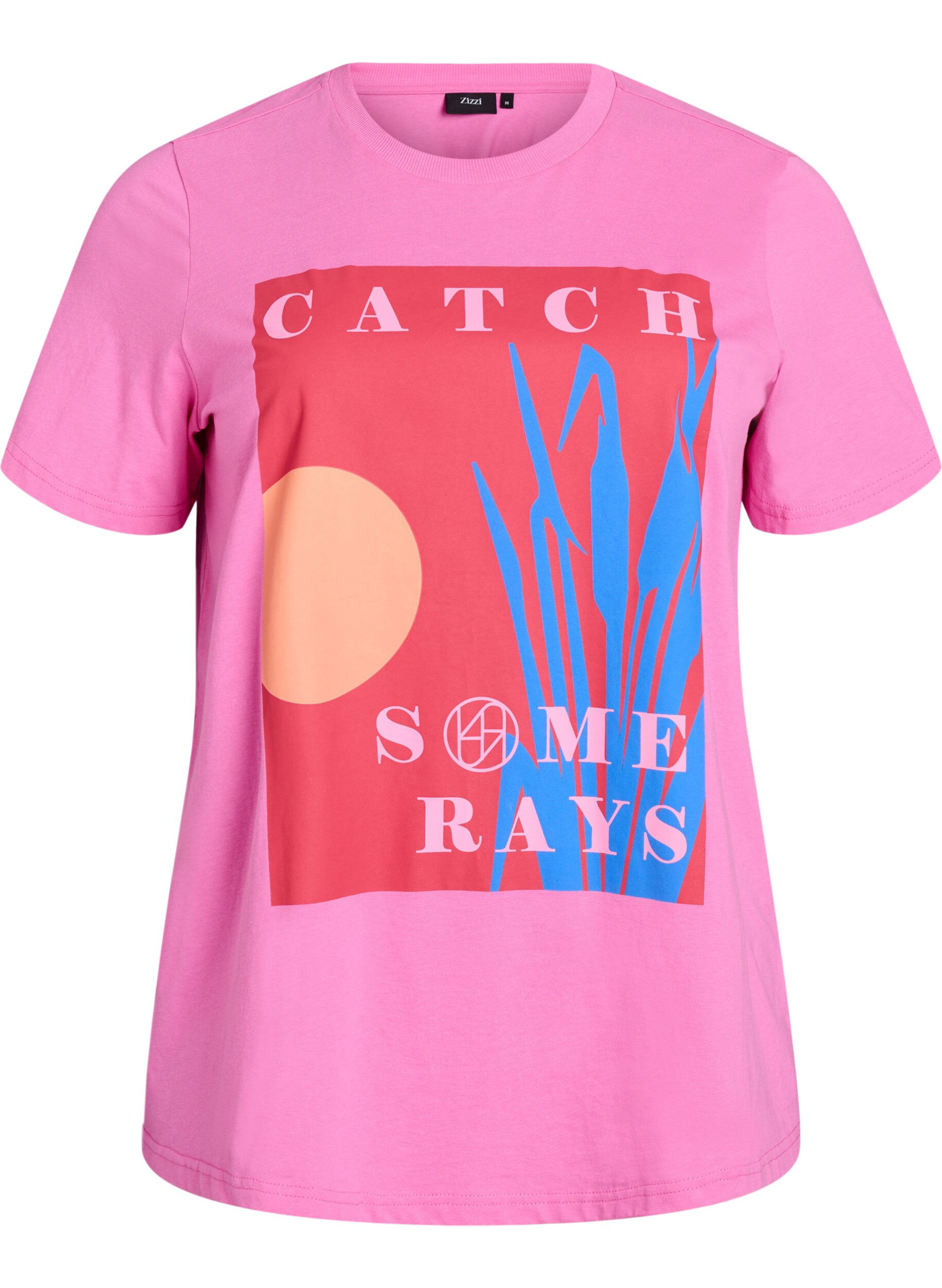 T-shirt met een grafisch zomermotief