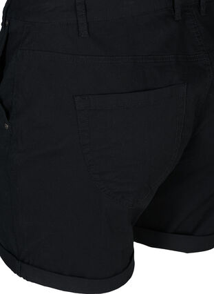 Short en coton avec poches, Black, Packshot image number 3