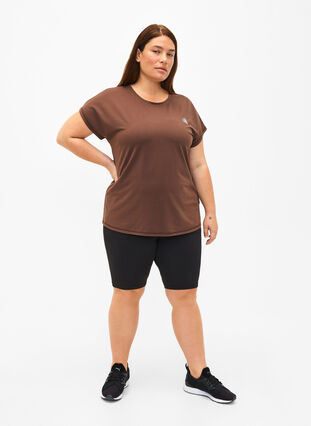 Sport T-shirt met korte mouwen, Chocolate Martini, Model image number 2